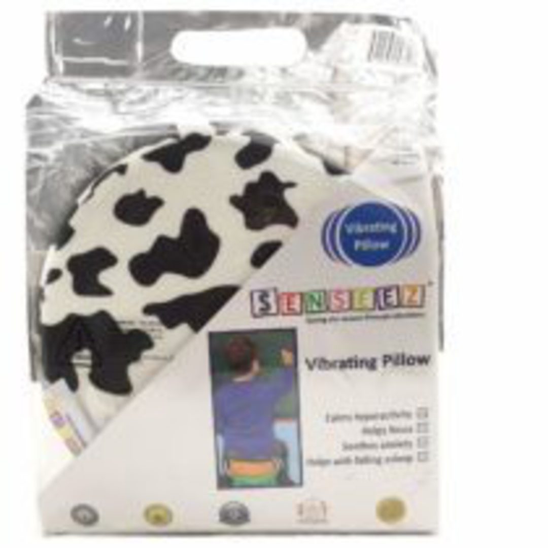 Senseez Vibrating Massage Pillow - Furry Cow image 1